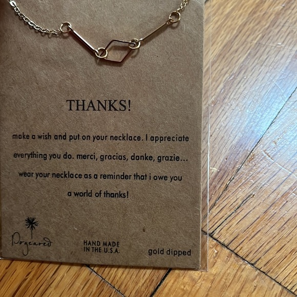 Dogeared Gold Dipped Necklace - Picture 3 of 5